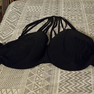 Black bikini top